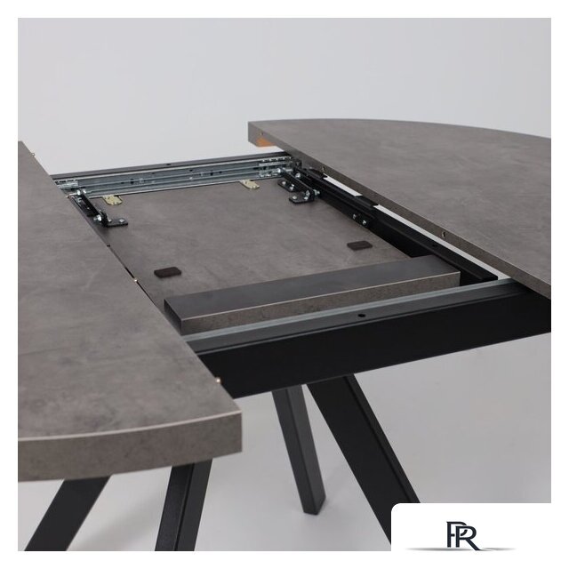 Кухонный стол Мамадома Rondo M-100 раздвижной 100-135 (дымчатая керамика/черный) - Изображение №20 — Интернет-магазин ПроЗаказ