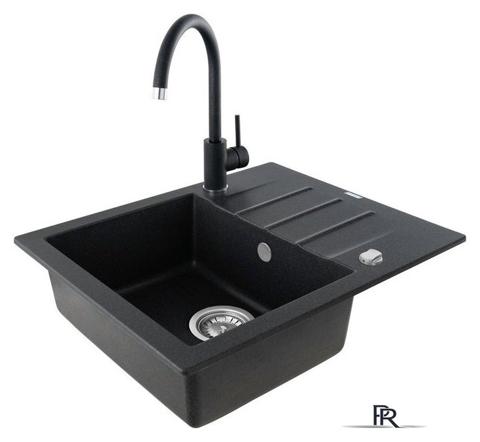 Кухонная мойка Kernau KGS A 4560 1B1D Black Metallic - Изображение №4 — Интернет-магазин ПроЗаказ