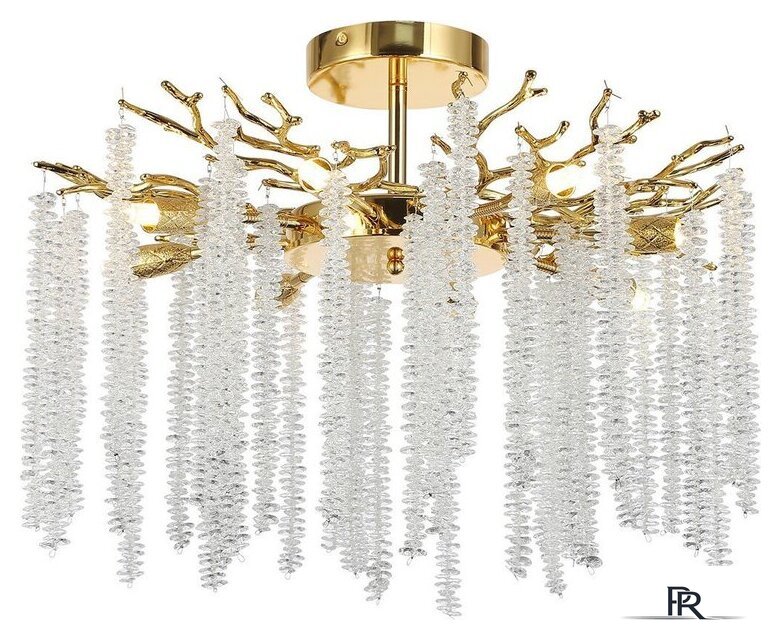 Подвесная люстра Kinklight Шанти 07871-60PD.33 (золото) - Изображение №1 — Интернет-магазин ПроЗаказ