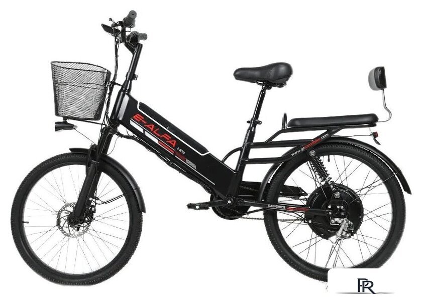 Электровелосипед SameBike Е-Alfa New SB-E-ALFA500-48/13 (черный) - Изображение №2 — Интернет-магазин ПроЗаказ