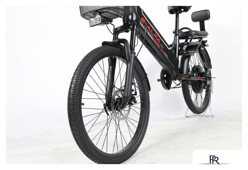 Электровелосипед SameBike Е-Alfa New SB-E-ALFA500-48/13 (черный) - Изображение №3 — Интернет-магазин ПроЗаказ