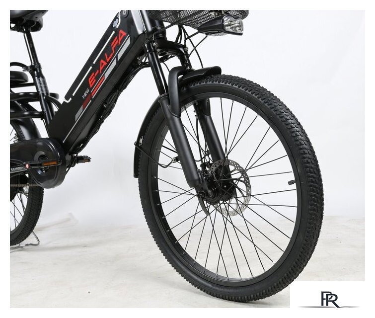 Электровелосипед SameBike Е-Alfa New SB-E-ALFA500-48/13 (черный) - Изображение №5 — Интернет-магазин ПроЗаказ