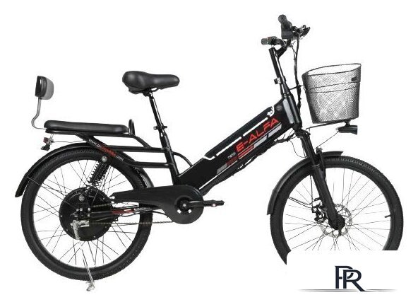 Электровелосипед SameBike Е-Alfa New SB-E-ALFA500-48/13 (черный) - Изображение №1 — Интернет-магазин ПроЗаказ