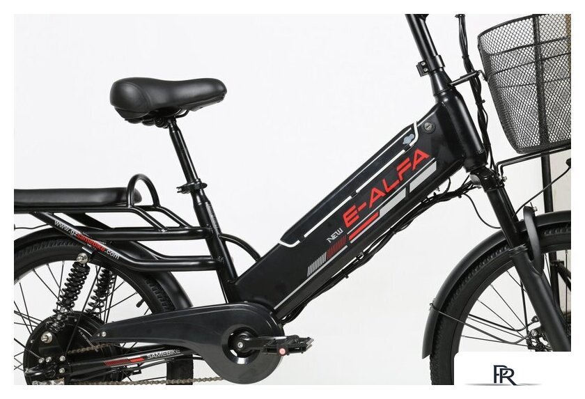 Электровелосипед SameBike Е-Alfa New SB-E-ALFA500-48/13 (черный) - Изображение №7 — Интернет-магазин ПроЗаказ