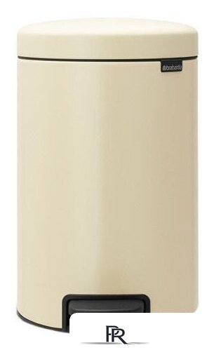 Мусорное ведро Brabantia Pedal Bin NewIcon 12 л (миндальный) - Изображение №1 — Интернет-магазин ПроЗаказ