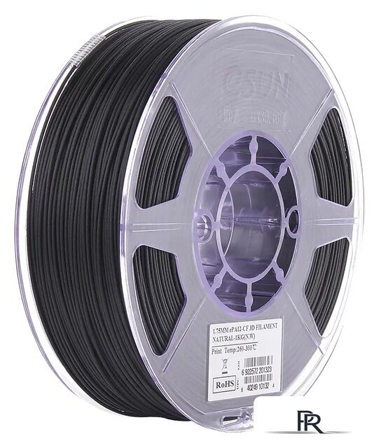 Пластик eSUN ePA12-CF 1.75 мм 1000 г (натуральный) - Изображение №1 — Интернет-магазин ПроЗаказ