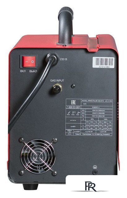 Сварочный инвертор Fubag Irmig Pulse 200 SYN 41385 - Изображение №6 — Интернет-магазин ПроЗаказ