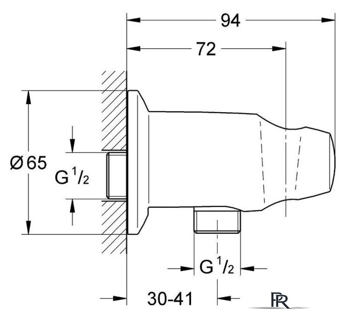 Шланговое подключение Grohe Movario 28406000 - Изображение №2 — Интернет-магазин ПроЗаказ