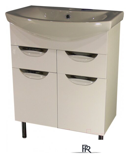  СанитаМебель Тумба под умывальник Эмили-601.650 (Белый) - Изображение №1 — Интернет-магазин ПроЗаказ