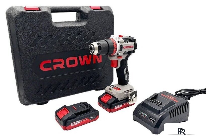 Дрель-шуруповерт Crown CT21128HMX-2 BMC (с 2-мя АКБ, кейс) - Изображение №2 — Интернет-магазин ПроЗаказ