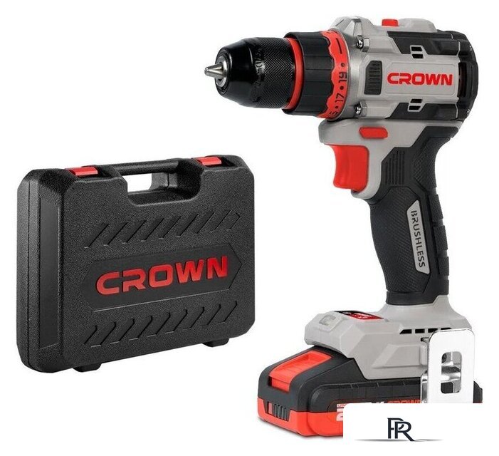 Дрель-шуруповерт Crown CT21128HMX-2 BMC (с 2-мя АКБ, кейс) - Изображение №1 — Интернет-магазин ПроЗаказ