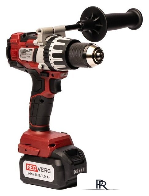 Ударная дрель-шуруповерт RedVerg RD-IS18BLM/U (с 1-им АКБ, кейс) - Изображение №5 — Интернет-магазин ПроЗаказ
