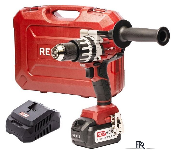 Ударная дрель-шуруповерт RedVerg RD-IS18BLM/U (с 1-им АКБ, кейс) - Изображение №1 — Интернет-магазин ПроЗаказ