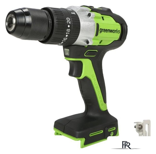 Ударная дрель-шуруповерт Greenworks GD24DD60 3704107CUB (с 1-им АКБ) - Изображение №1 — Интернет-магазин ПроЗаказ