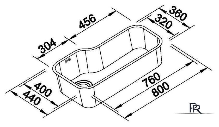 Кухонная мойка Blanco Plenta 514029 (нержавеющая сталь) - Изображение №2 — Интернет-магазин ПроЗаказ