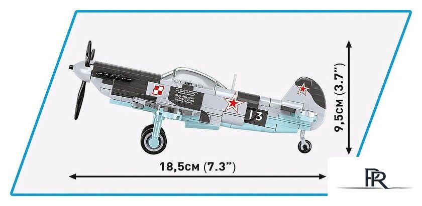 Конструктор Cobi Historical Collection WWII Yakovlev Yak - 1B - Изображение №9 — Интернет-магазин ПроЗаказ