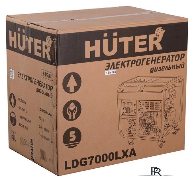 Дизельный генератор Huter LDG 7000LXА - Изображение №9 — Интернет-магазин ПроЗаказ