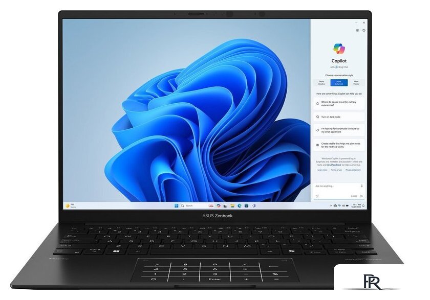 Ноутбук ASUS Zenbook 14 OLED UM3406GA-QD009 Win 11 Pro - Изображение №1 — Интернет-магазин ПроЗаказ