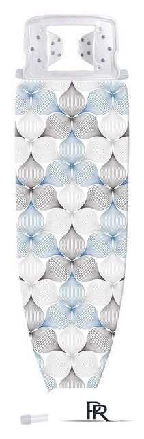 Гладильная доска Nika Тефлон НТ10+/ЦБ (графичные цветы на белом) - Изображение №2 — Интернет-магазин ПроЗаказ