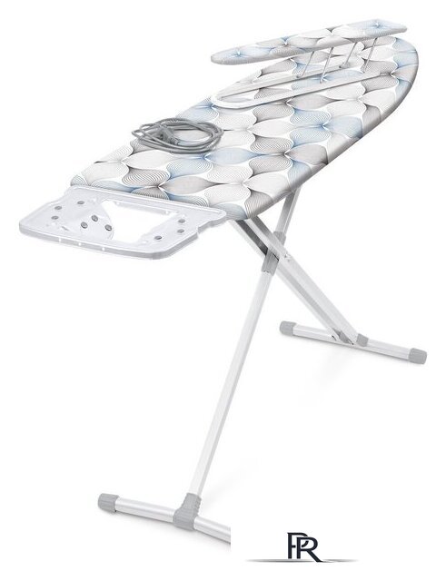 Гладильная доска Nika Тефлон НТ10+/ЦБ (графичные цветы на белом) - Изображение №1 — Интернет-магазин ПроЗаказ