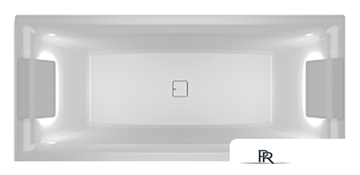 Ванна Riho Still Square Led 170x75 BR0200500K00132 (подголовник, без ножек) - Изображение №1 — Интернет-магазин ПроЗаказ