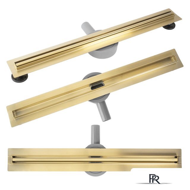 Трап/канал Rea Neox Slim Pro Matt Gold 90 см - Изображение №1 — Интернет-магазин ПроЗаказ