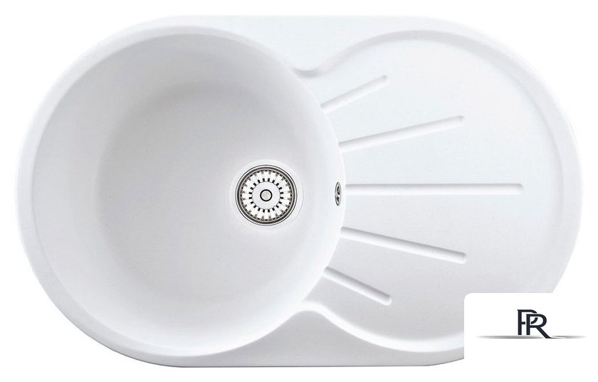 Кухонная мойка Berge BR-7501 (белый матовый) - Изображение №1 — Интернет-магазин ПроЗаказ