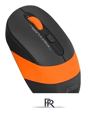 Мышь A4Tech Fstyler FG10 (черный/оранжевый) - Изображение №4 — Интернет-магазин ПроЗаказ