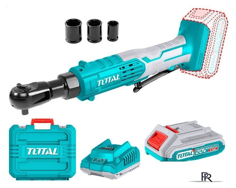 Трещотка Total TDRLI2060152 (с 1-им АКБ, кейс) - Изображение №1 — Интернет-магазин ПроЗаказ