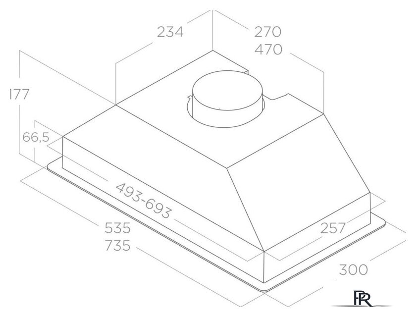 Кухонная вытяжка Elica Era S BL/A/72 - Изображение №2 — Интернет-магазин ПроЗаказ