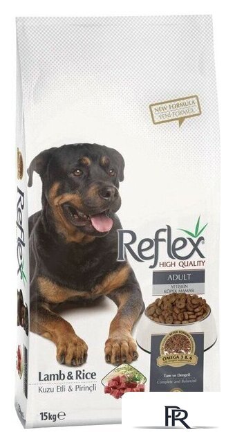 Сухой корм для собак Reflex Для взрослых собак с ягненком и рисом 15 кг - Изображение №1 — Интернет-магазин ПроЗаказ