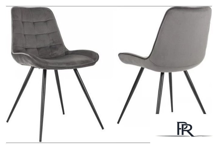 Стул Бюрократ CH-K2 2 шт (серый Holland 18/черный) - Изображение №1 — Интернет-магазин ПроЗаказ