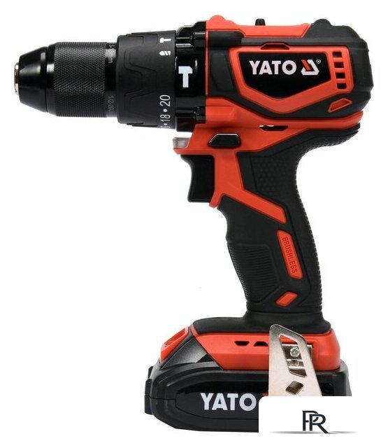 Ударная дрель-шуруповерт Yato YT-82796 (с 1-им АКБ, кейс) - Изображение №2 — Интернет-магазин ПроЗаказ