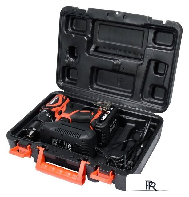 Ударная дрель-шуруповерт Yato YT-82796 (с 1-им АКБ, кейс) - Изображение №3 — Интернет-магазин ПроЗаказ