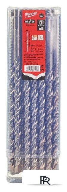 Набор буров Milwaukee 4932399184 (50 шт) - Изображение №2 — Интернет-магазин ПроЗаказ