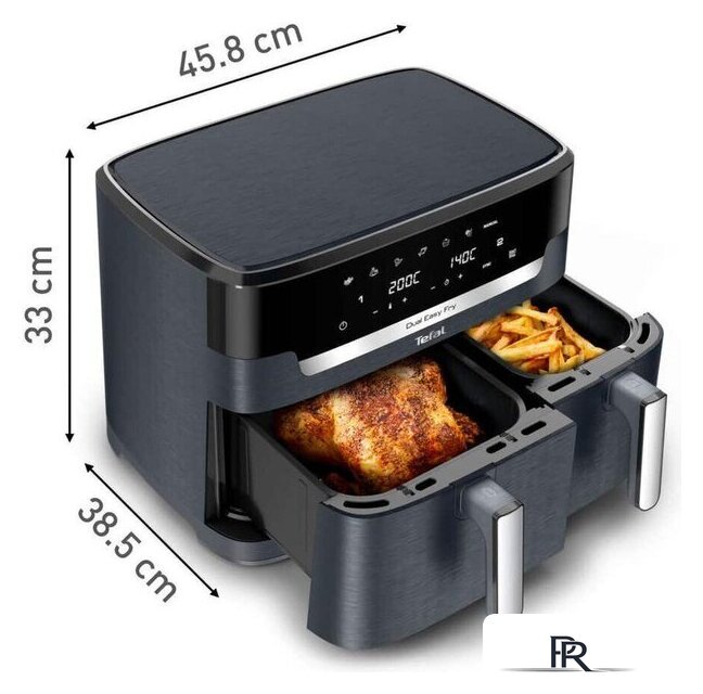 Аэрогриль (аэрофритюрница) Tefal Dual Easy Fry EY942BE0 - Изображение №6 — Интернет-магазин ПроЗаказ