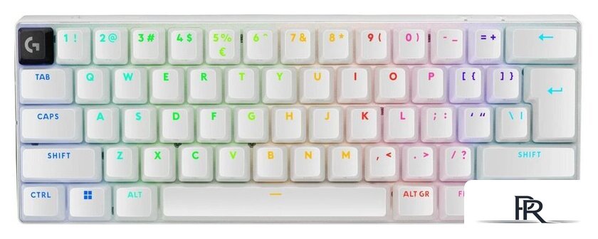 Клавиатура Logitech G Pro X 60 Lightspeed GL Tactile 920-011934 (белый, нет кириллицы) - Изображение №1 — Интернет-магазин ПроЗаказ