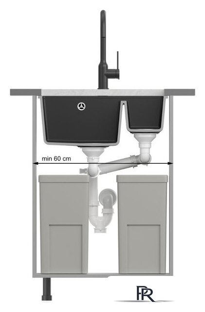 Кухонная мойка Quadron HCQL5646U2-BS_I - Изображение №6 — Интернет-магазин ПроЗаказ