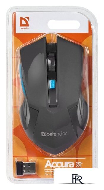 Мышь Defender Accura MM-275 (черный/синий) - Изображение №4 — Интернет-магазин ПроЗаказ