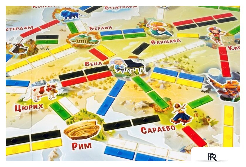 Настольная игра Мир Хобби Ticket to Ride Junior. Европа - Изображение №7 — Интернет-магазин ПроЗаказ