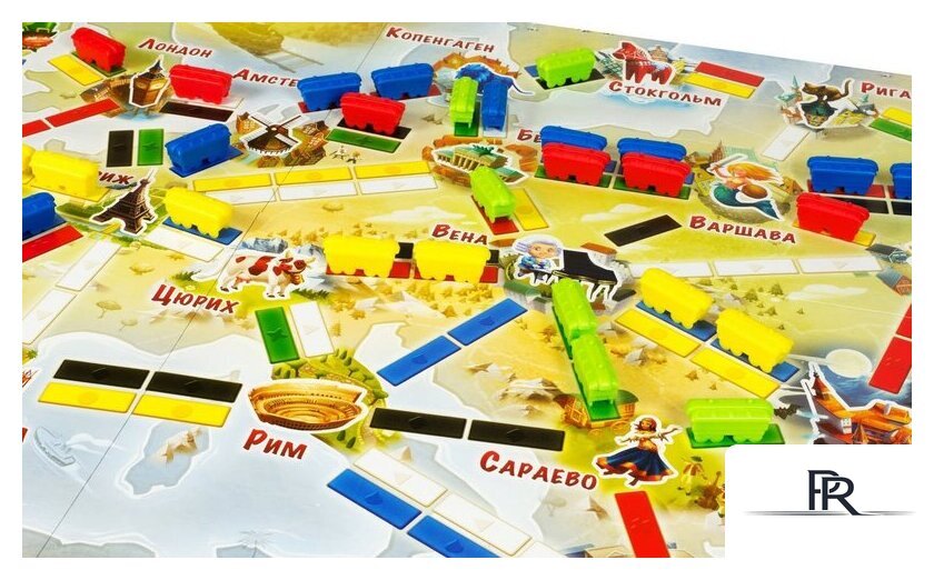 Настольная игра Мир Хобби Ticket to Ride Junior. Европа - Изображение №5 — Интернет-магазин ПроЗаказ