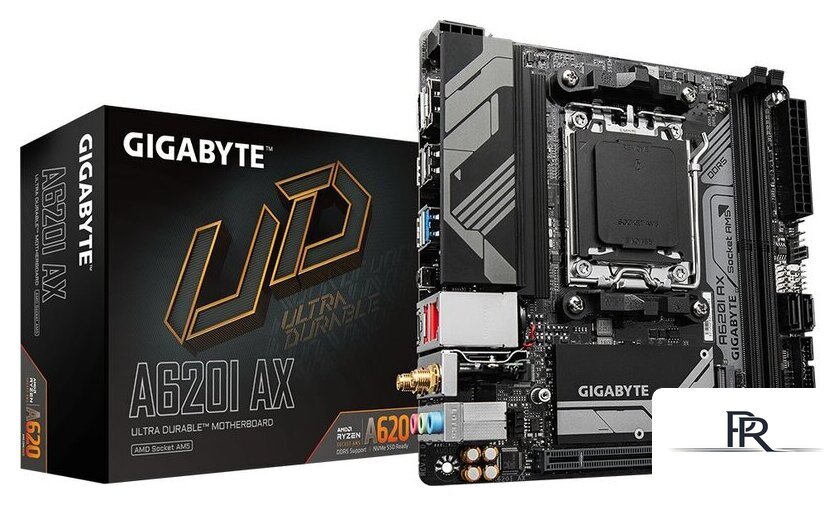 Материнская плата Gigabyte A620I AX (rev. 1.0) - Изображение №2 — Интернет-магазин ПроЗаказ