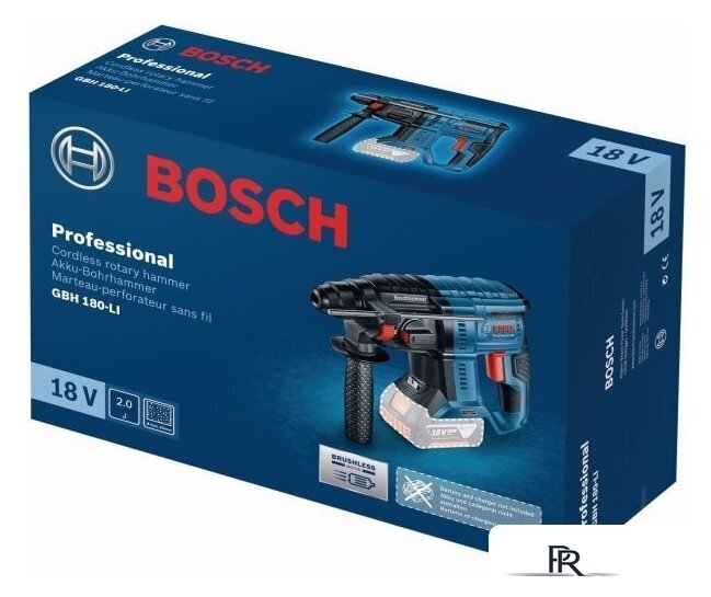 Перфоратор Bosch GBH 180-LI Professional 0611911120 (без АКБ) - Изображение №3 — Интернет-магазин ПроЗаказ