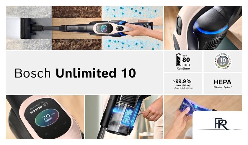 Пылесос Bosch Unlimited 10 BBS1041RBA - Изображение №12 — Интернет-магазин ПроЗаказ