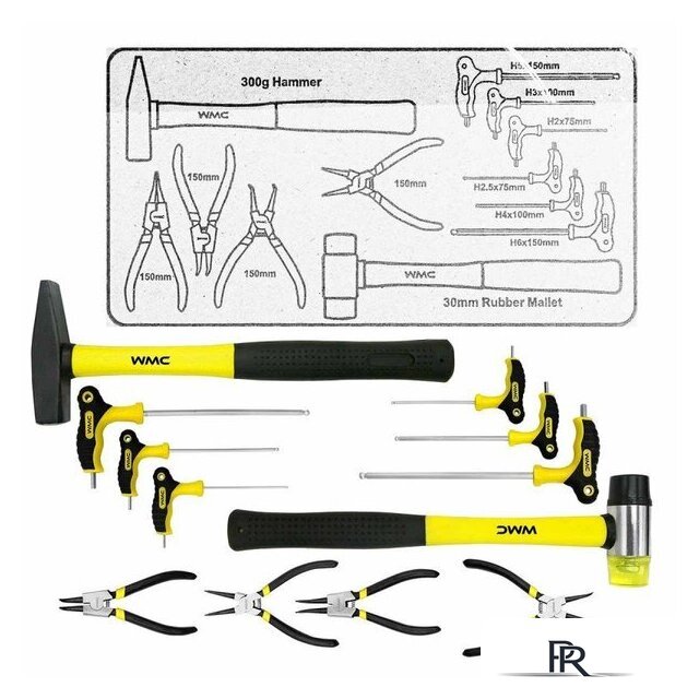 Универсальный набор инструментов WMC Tools 254 (58824) - Изображение №5 — Интернет-магазин ПроЗаказ