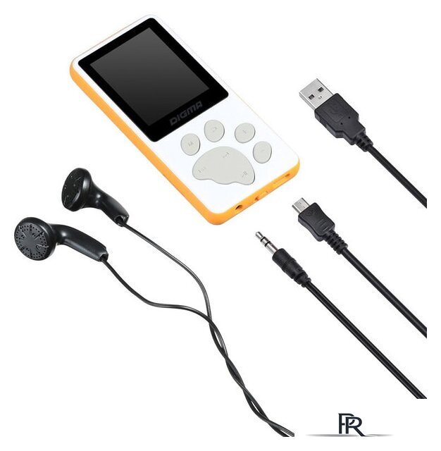 Плеер MP3 Digma S4 8GB (белый/оранжевый) - Изображение №7 — Интернет-магазин ПроЗаказ
