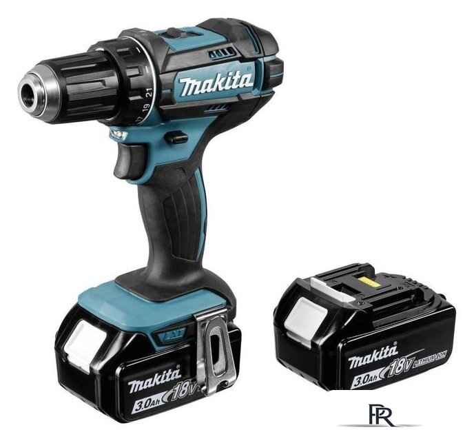 Дрель-шуруповерт Makita DDF482RFJ (с 2-мя АКБ, кейс) - Изображение №1 — Интернет-магазин ПроЗаказ