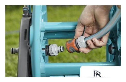 Тележка со шлангом Gardena Тележка AquaRoll M со шлангом Classic (1/2