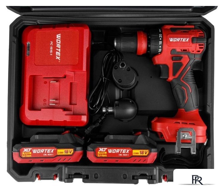Дрель-шуруповерт Wortex BD 2025 LiSET ALL1 XLT 1325844 (с 2-мя АКБ, кейс) - Изображение №13 — Интернет-магазин ПроЗаказ