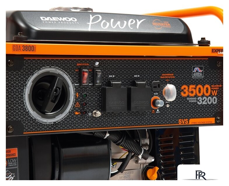 Бензиновый генератор Daewoo Power GDA 3800i - Изображение №4 — Интернет-магазин ПроЗаказ